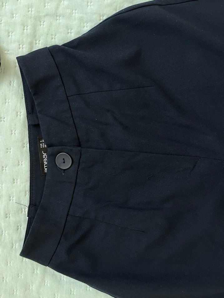 Düğmeli Lacivert Kadın Yelek takım - Görsel 4