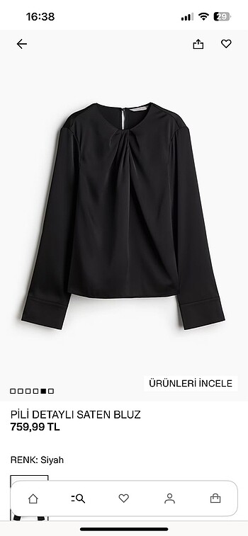 xs Beden Hm bluz