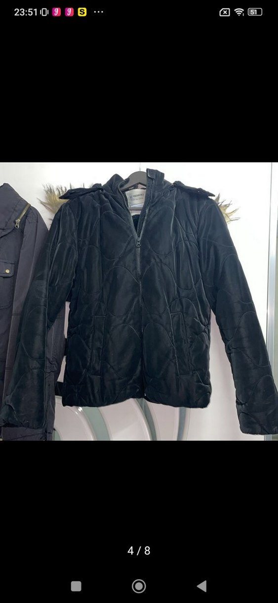 kiz cocuk mont kaban - Görsel 4