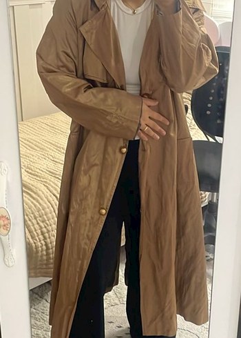 tekbir marka dore vintage trenckot - Görsel 7