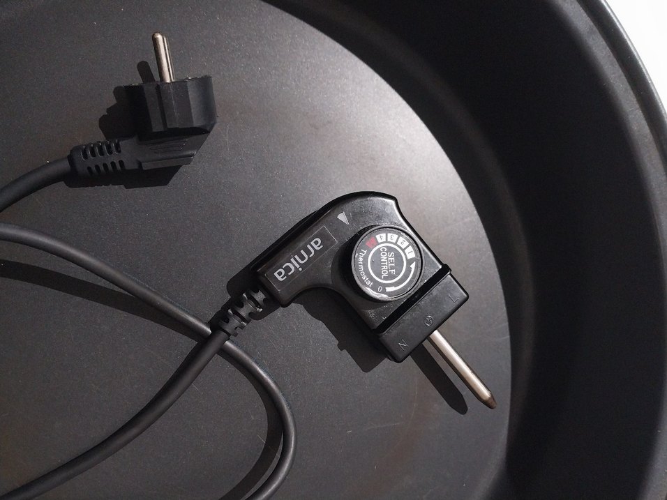 Elektrikli Siyah Gri Tencere - Görsel 3