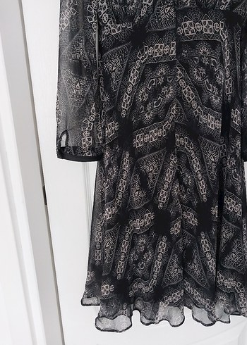 şifon elbise - Görsel 5