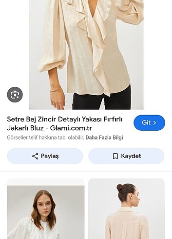 Setre saten bluz