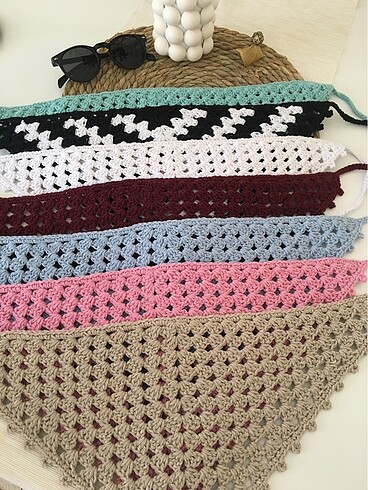  Beden beyaz Renk Zara model bandana saç bandı yazlık örgü