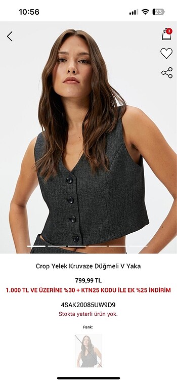 Koton yelek