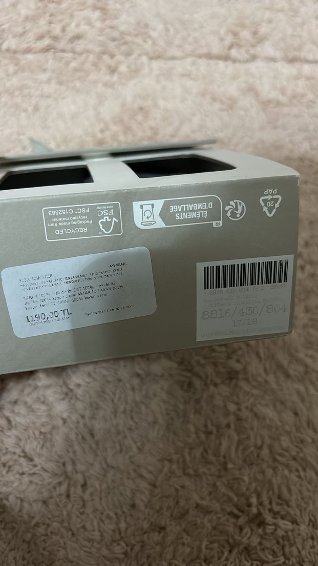 Kız bebek Gri %100 koyun derisi Babet 17-18 numara - Görsel 2