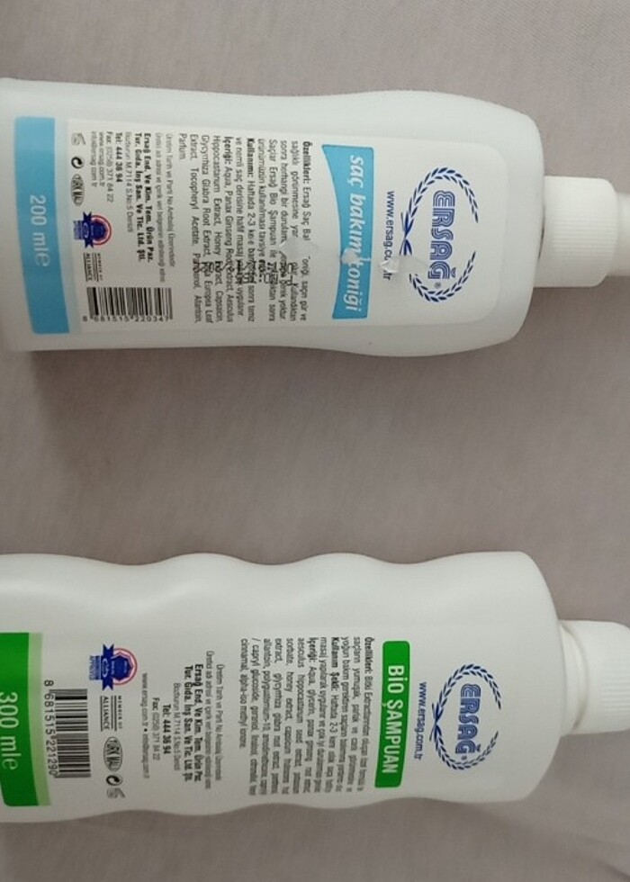 Ersağ şampuan ve saç Toniği  - Görsel 2