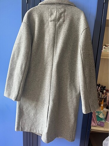 Bershka Gri Kaban - Görsel 5