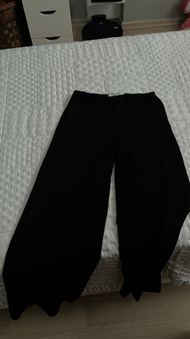 Kadın Siyah eşofman  Pantolon - Görsel 3
