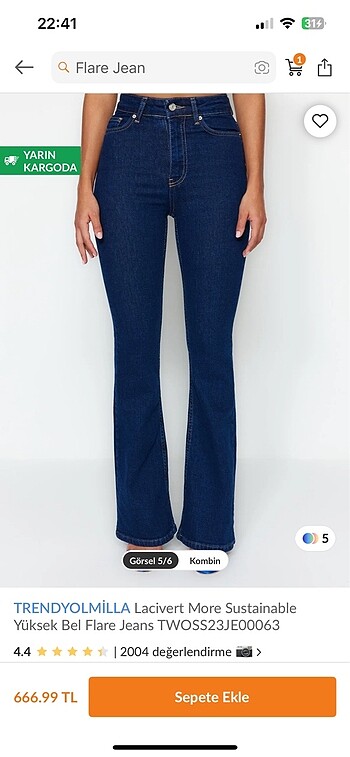 Milla flare jean