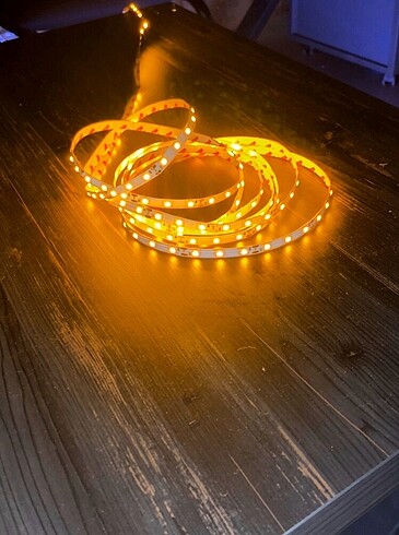 4040 Led şerit (amber)(2 adet)(10 mt)