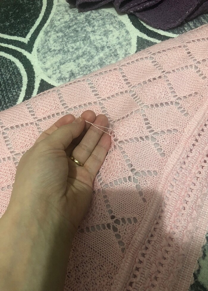 Kız bebek battaniye - Görsel 3