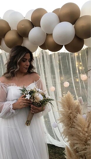 xl Beden beyaz abiye #abiye #gelinlik #abiyeelbşse