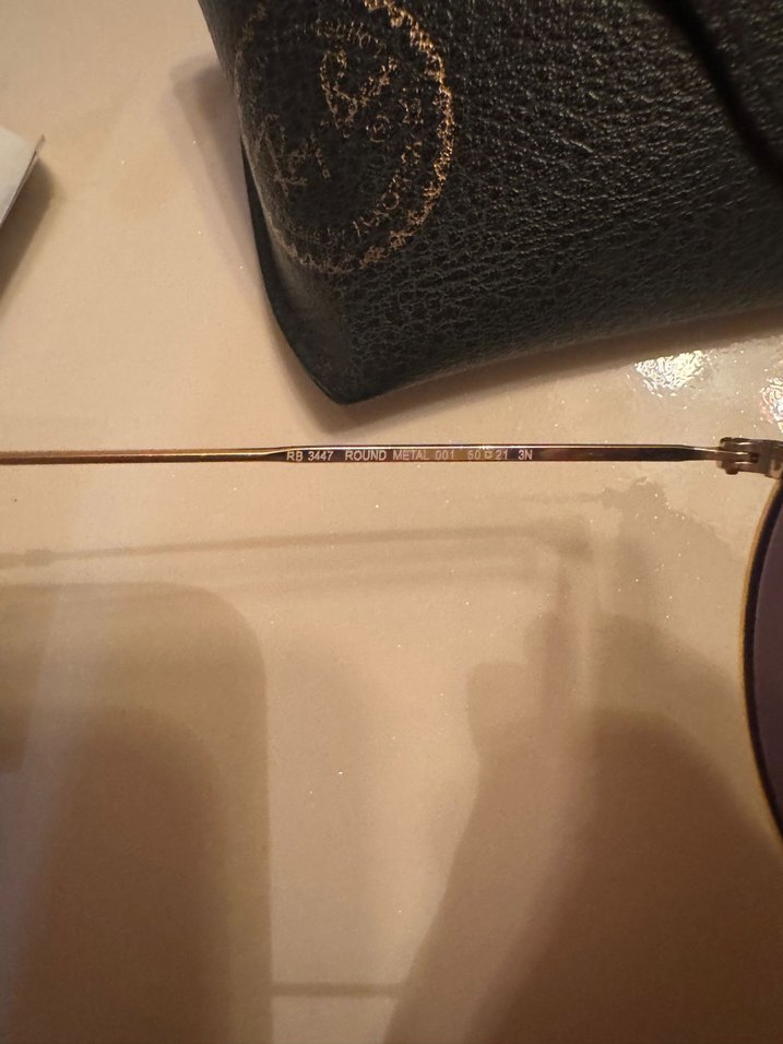 Kadın Parlak Altın Retro Gözlük - Görsel 4