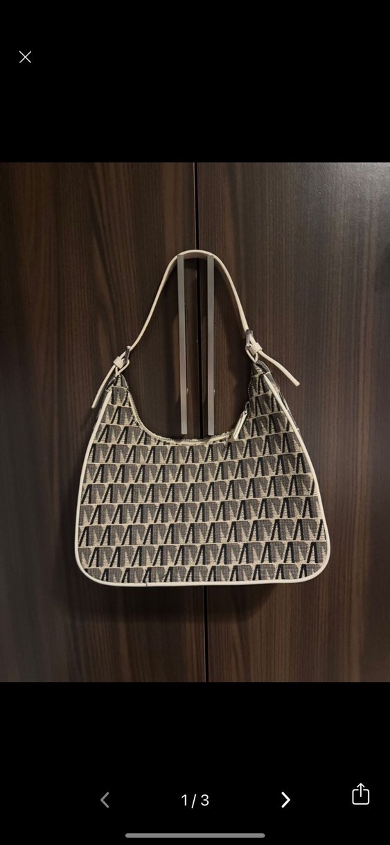 Bej Baskılı Kadın Omuz Çantası - Görsel 2