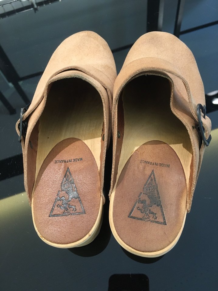 Bej Süet Tokalı Kadın Klasik Topuklu Terlik - Görsel 2