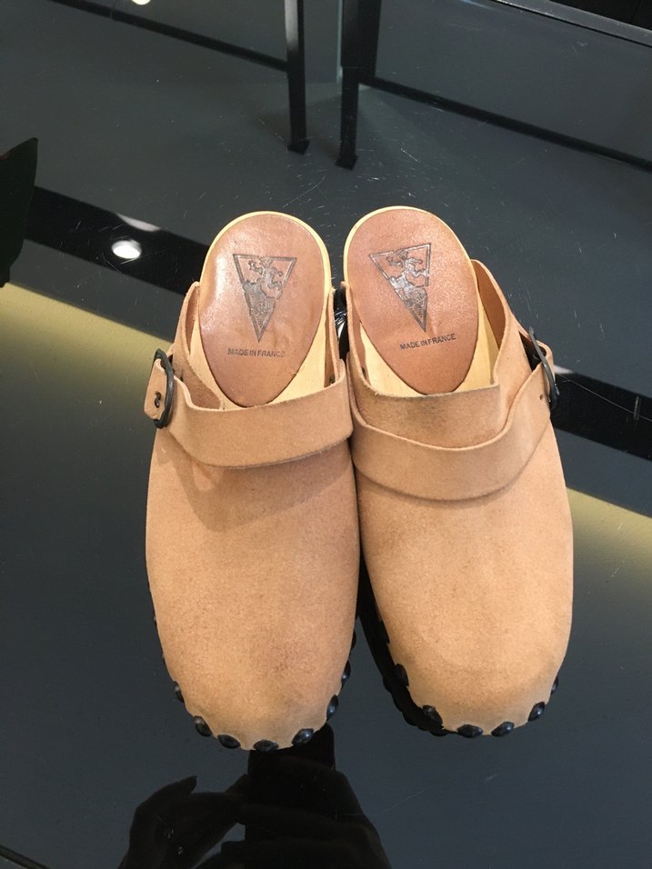 Bej Süet Tokalı Kadın Klasik Topuklu Terlik - Görsel 3