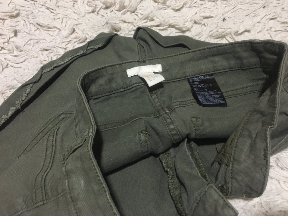 Kadın Yeşil Yüksek Bel Kemerli Şort - Görsel 3