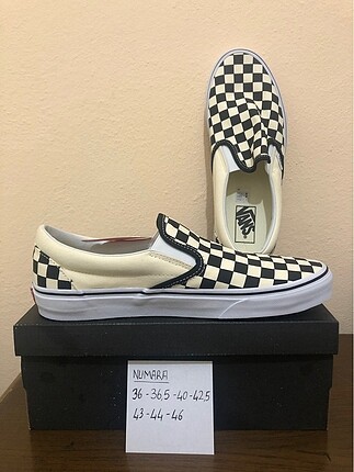 Vans Dabalı siyah beyaz ayakkabı