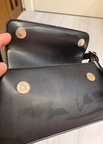  Beden siyah Renk Klasik Siyah Deri Kadın Çanta