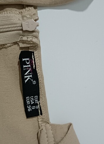 36 Beden Pink etekli şort tulum 
