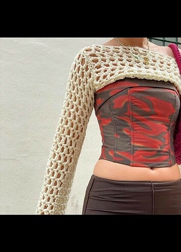 Urban Outfitters Örme büstiyer crop top