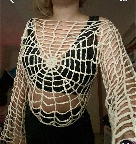 Spiderweb örümcek ağı örme üst