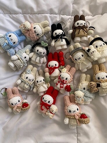 Miffy tavşan anahtarlık