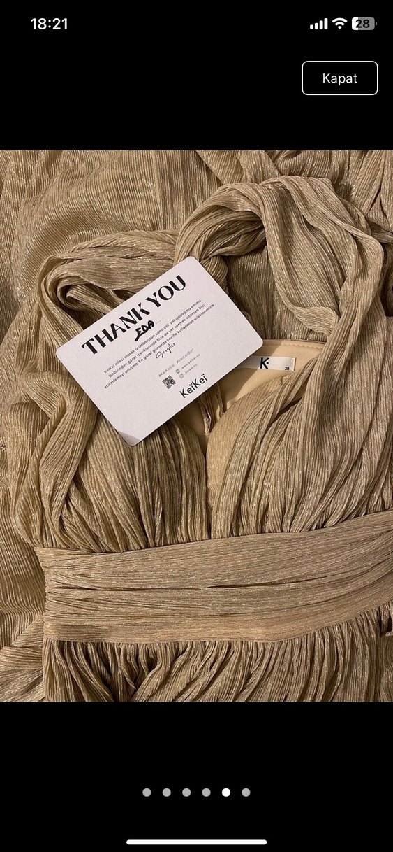 Keikei marka Simli Uzun Abiye Elbise - Görsel 2