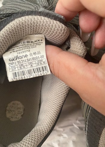 Gri spor ayakkabı decathlon orjinal Quechua marka - Görsel 4