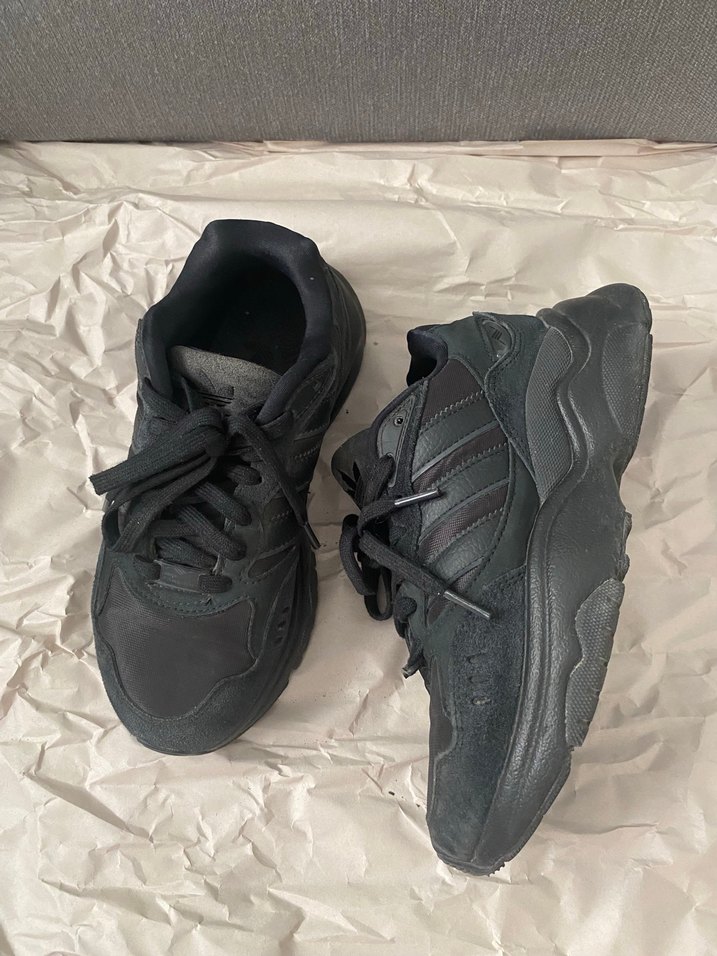 Siyah Bağcıklı Kadın Spor Ayakkabı Orjinal Adidas - Görsel 4