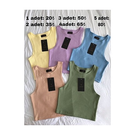 Crop Bej-Yeşil M beden