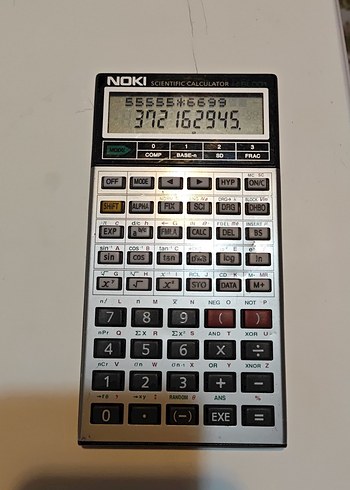 NOKI Bilimsel Hesap Makinesi Beyaz - Görsel 3
