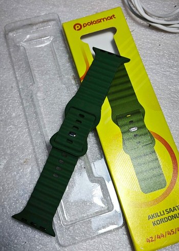 Polosmart Yeşil Akıllı Saat Kordonu 45/49mm - Görsel 3
