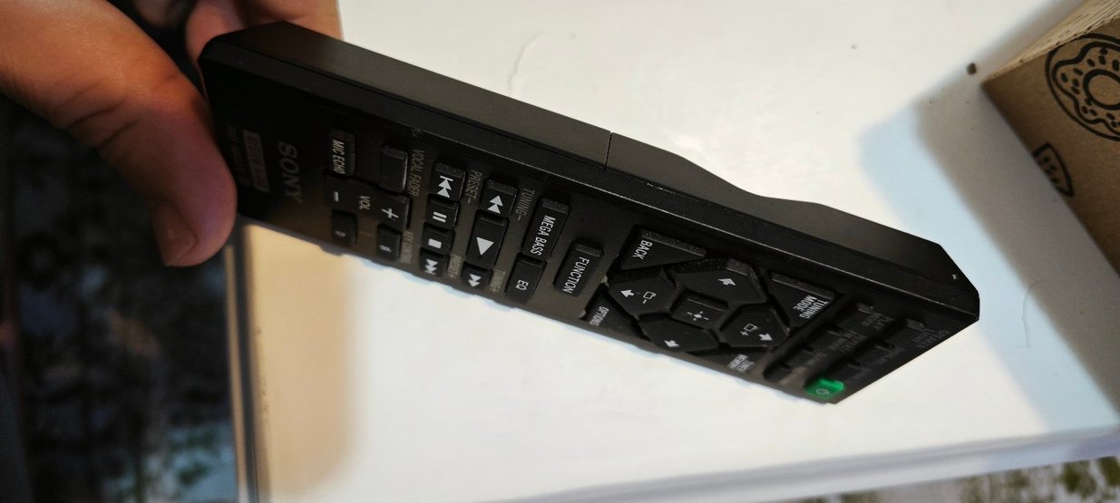 Sony müzik sistemi uzaktan kumandası - Görsel 3