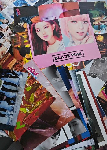K-Pop Poster ve Sticker Seti - Görsel 8