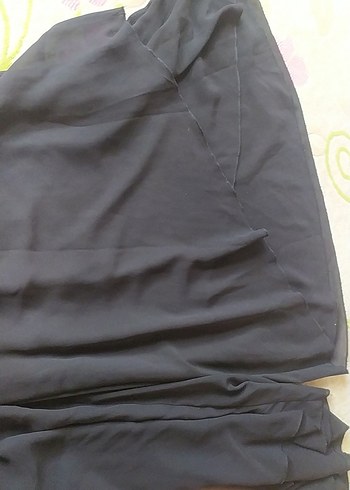 Kadın Siyah Salaş Midi Kumaş Pantolon - Görsel 4