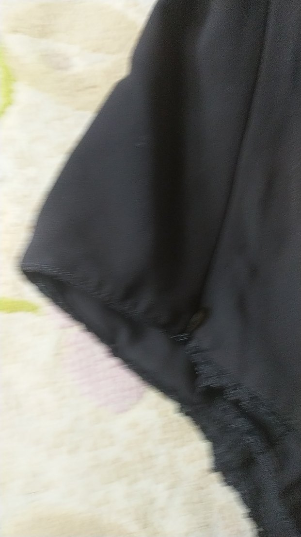 Kadın Siyah Salaş Midi Kumaş Pantolon - Görsel 3