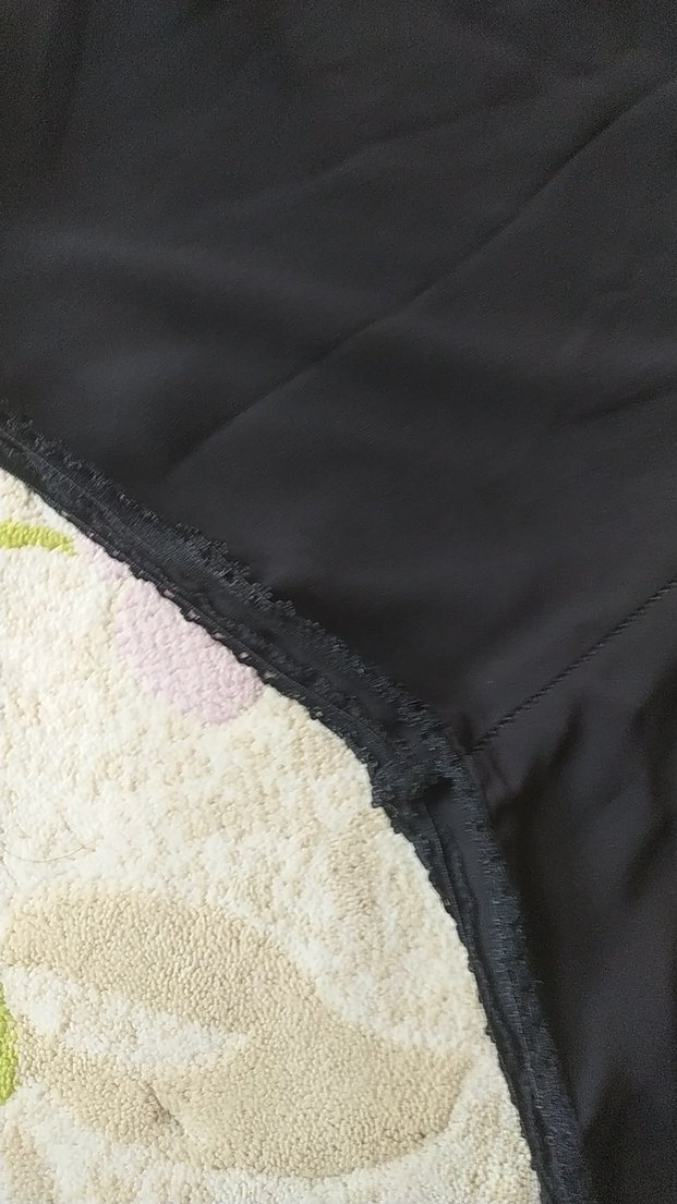 Kadın Siyah Salaş Midi Kumaş Pantolon - Görsel 2