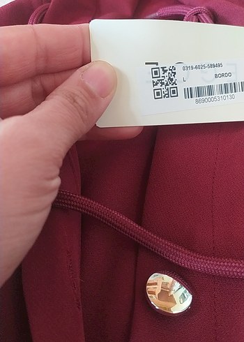 Bordo Kadın Rahat Kesim Uzun Takım - Görsel 6