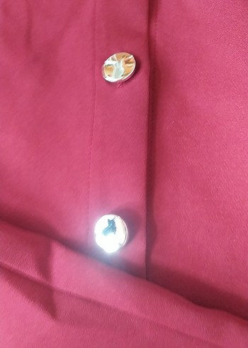 Bordo Kadın Rahat Kesim Uzun Takım - Görsel 4