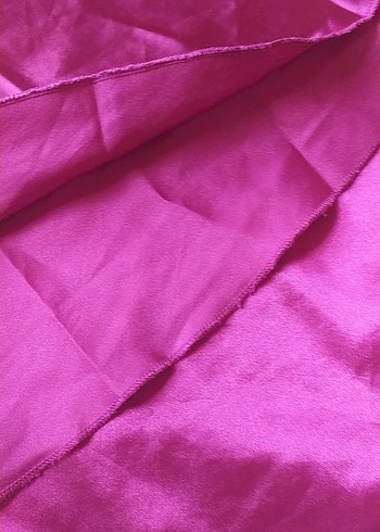 Parlak Pembe Uzun Askılı Kadın Gecelik - Görsel 4