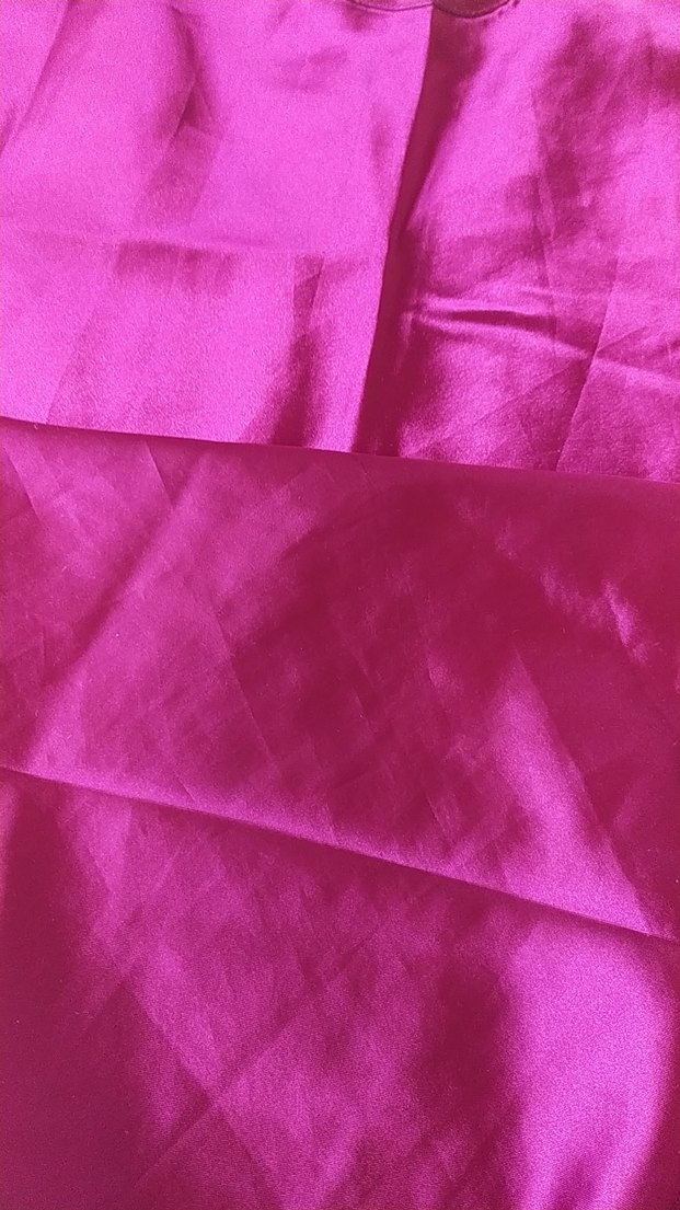 Parlak Pembe Uzun Askılı Kadın Gecelik - Görsel 2