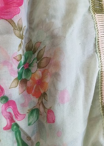 Fırfırlı Çok Renkli Bohem Kadın Fuları - Görsel 5