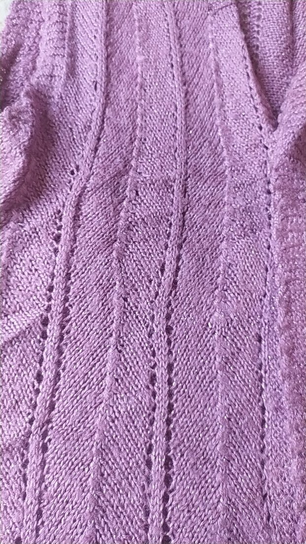 Örgü, V Yaka, Kolsuz Hamile Süveteri - Görsel 4