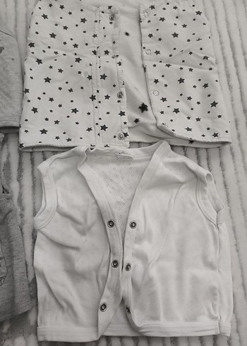 Gri Bebek Yelekleri, Düğmeli, Kolsuz - Görsel 3