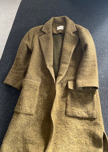 Cepli Haki Kadın Kaban - Görsel 3