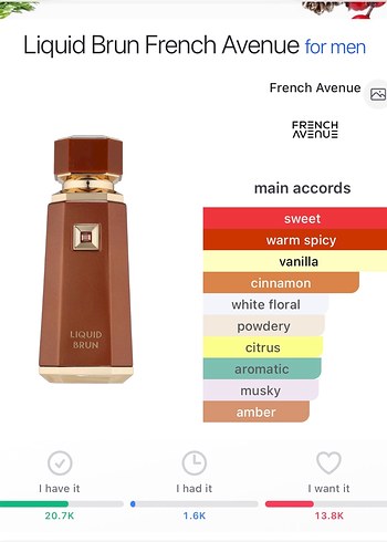 French Avenue Liquid Brun 5ML - Görsel 2