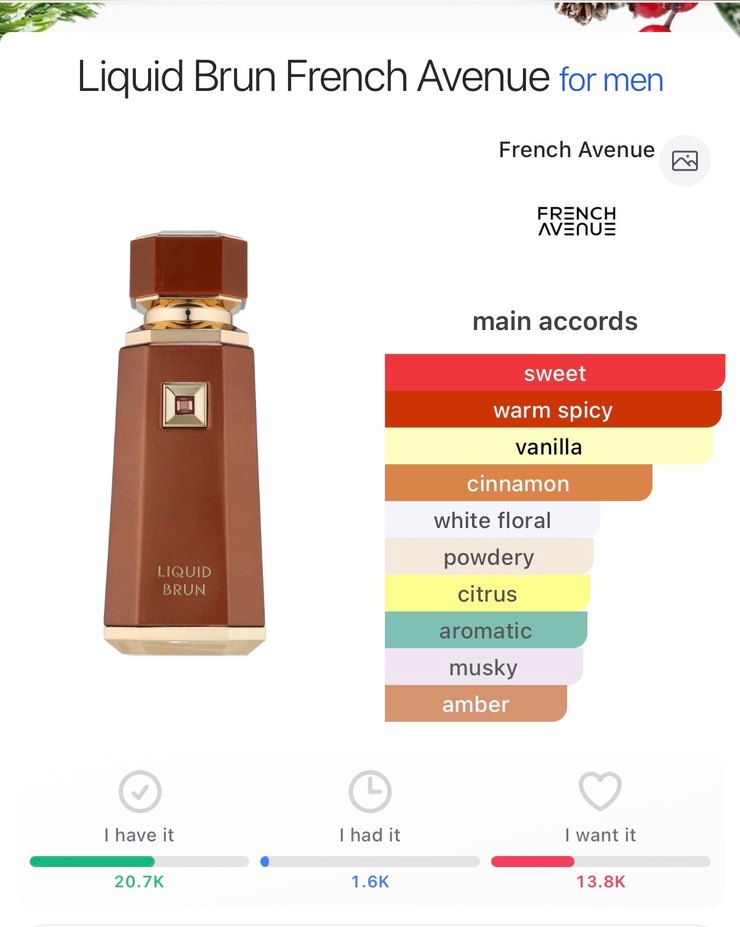 French Avenue Liquid Brun 5ML - Görsel 2