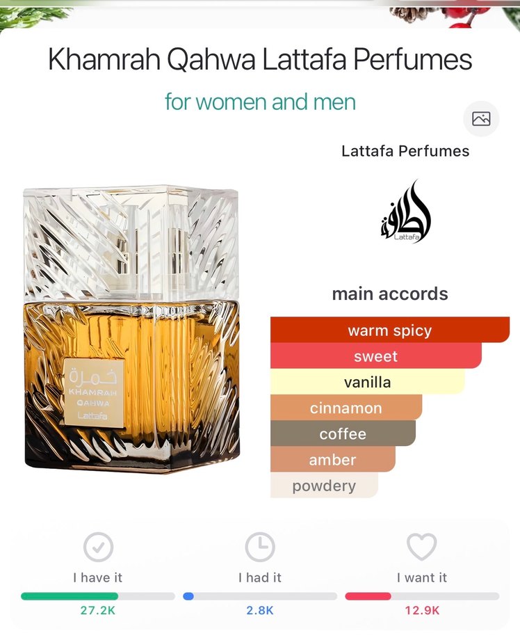 Lattafa Khamrah Qahwa 3ML - Görsel 2